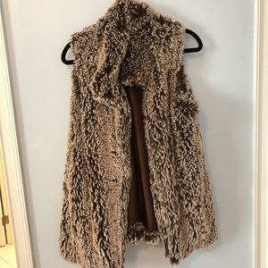 Super soft faux fur vest